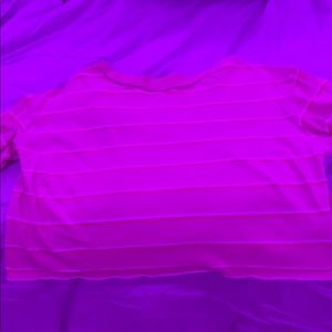 victoria secret pink crop top